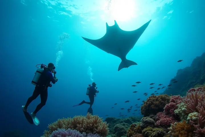 Diving from a Phinisi in Raja Ampat